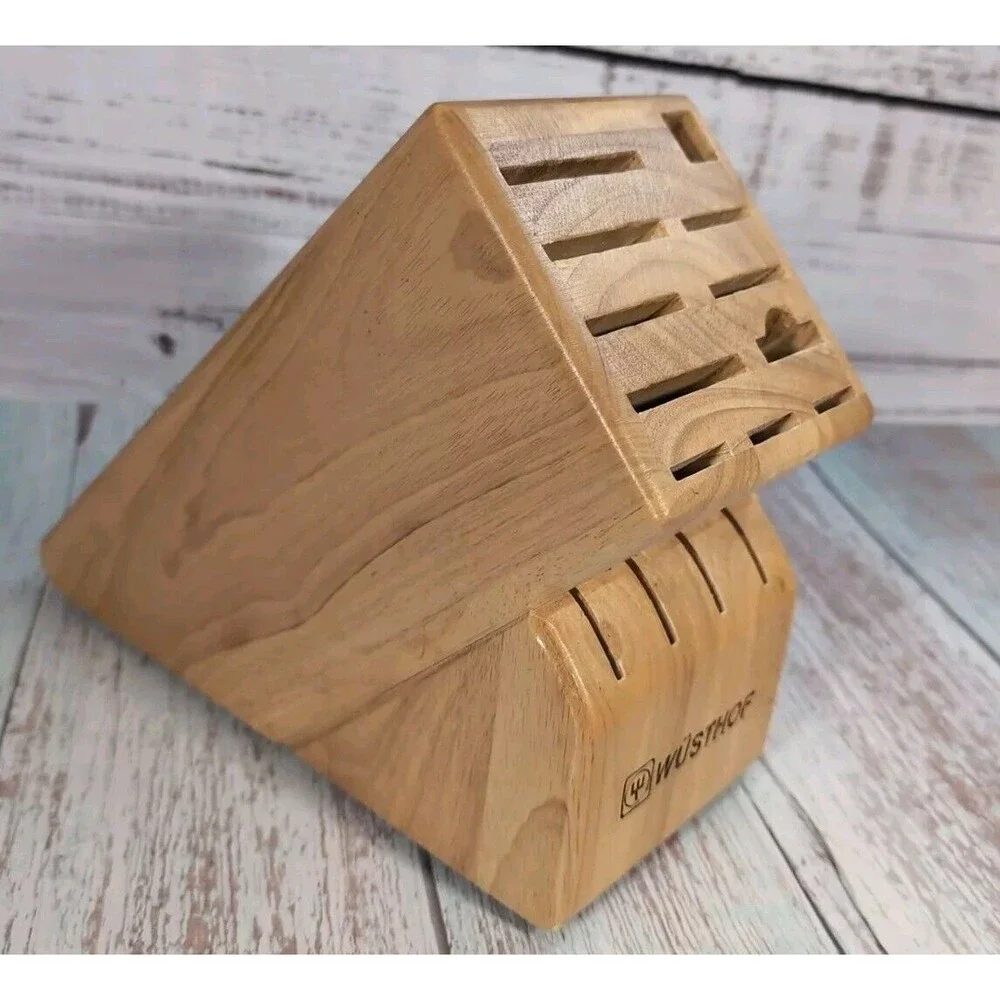 Wusthof 15 Slot Wooden Knife Block - Picture 6 of 13